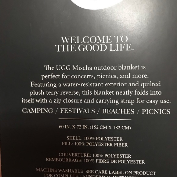 Firm UGG outdoor folding blanket brand new(firm no offer please ) - Picture 11 of 15
